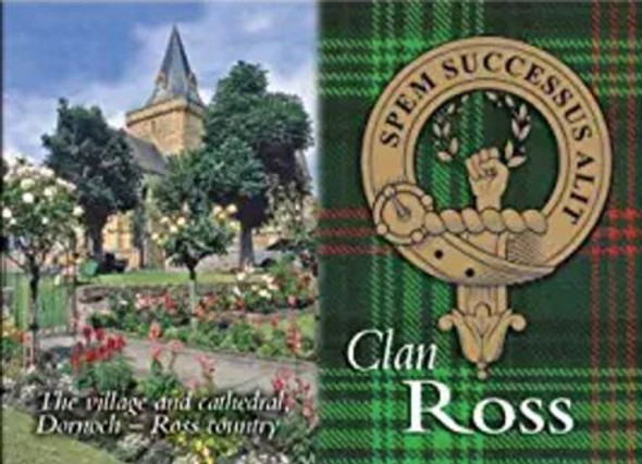 Ross Clan Badge Scottish Family Name Fridge Magnets Set of 10
