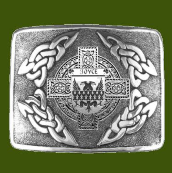 Joyce Irish Badge Interlace Mens Stylish Pewter Kilt Belt Buckle