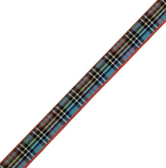 Anderson Modern Plaid Polyester Fabric Tartan Ribbon 10mm x 25 metres