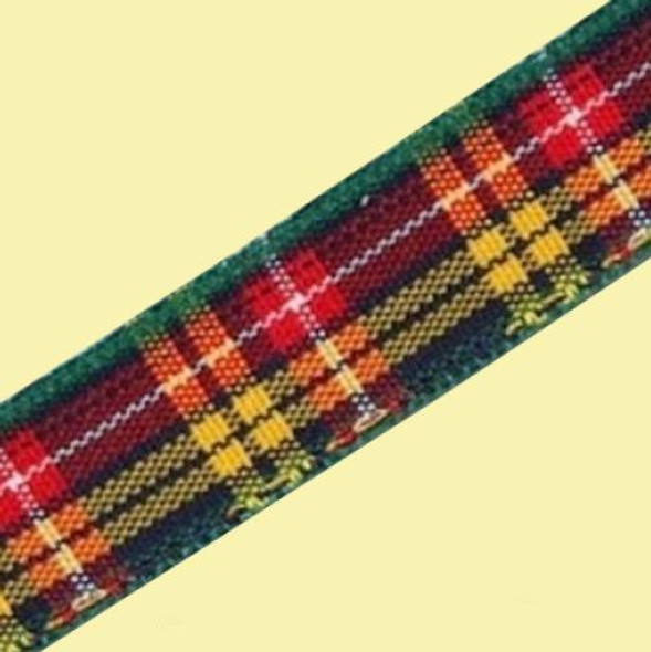 Buchanan Modern Plaid Polyester Fabric Tartan Ribbon 10mm x 3 metres