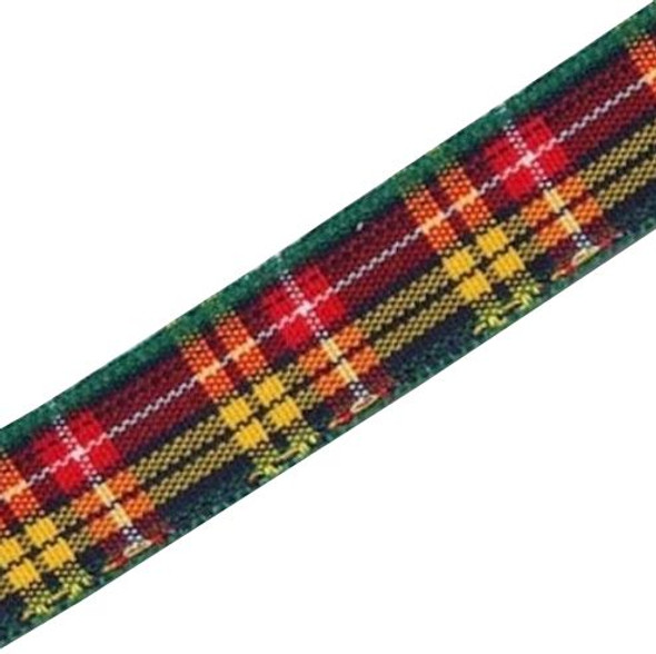 Buchanan Modern Plaid Polyester Fabric Tartan Ribbon 10mm x 5 metres