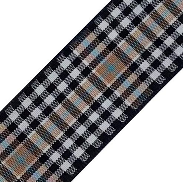 Burns Plaid Polyester Fabric Tartan Ribbon 25mm x 5 metres
