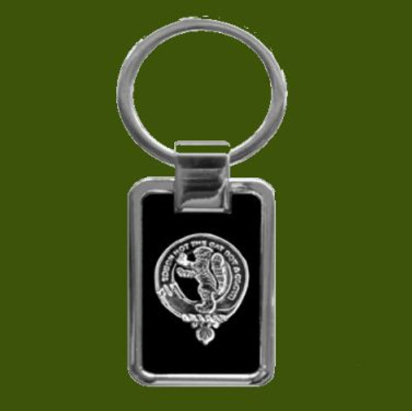 Chattan Clan Badge Stainless Steel Pewter Clan Crest Keyring