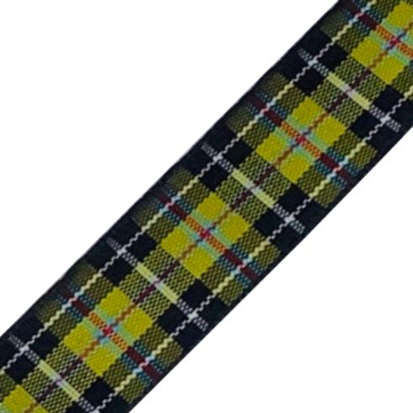 Cornish National Plaid Polyester Fabric Tartan Ribbon 16mm x 3 metres