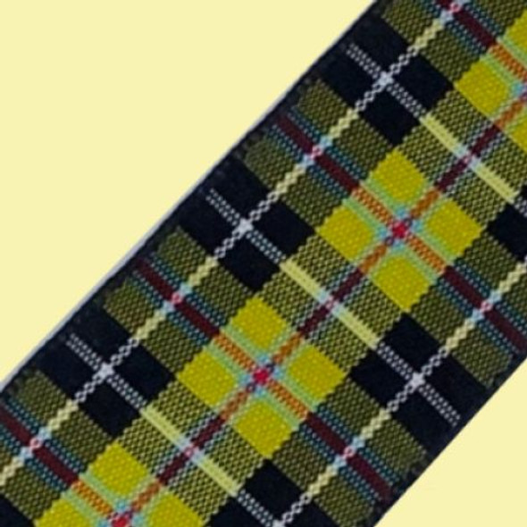 Cornish National Plaid Polyester Fabric Tartan Ribbon 25mm x 1 metre