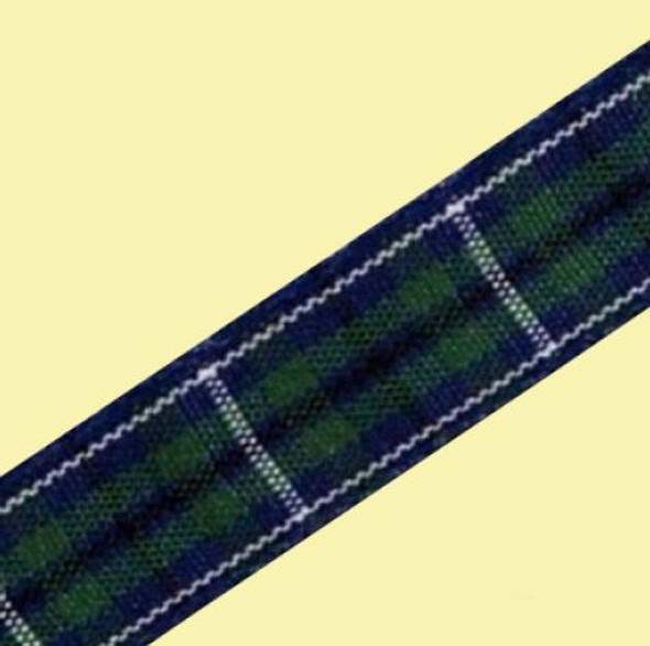 Douglas Modern Plaid Polyester Fabric Tartan Ribbon 10mm x 3 metres