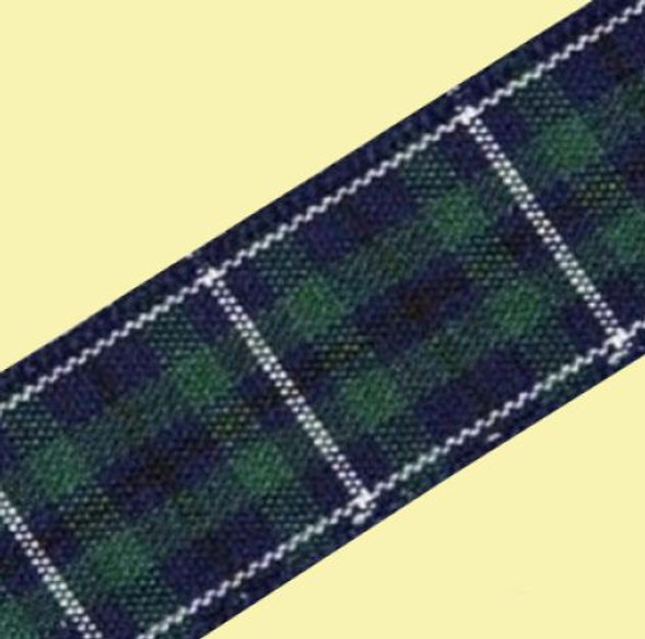 Douglas Modern Plaid Polyester Fabric Tartan Ribbon 16mm x 3 metres