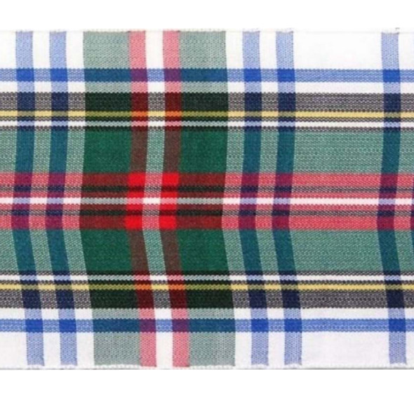 Dress Stewart Plaid Polyester Fabric Tartan Ribbon 70mm x 1 metrere