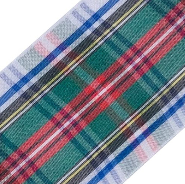 Dress Stewart Plaid Organza Fabric Tartan Ribbon 70mm x 1 metre