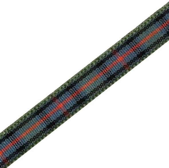 Flower Of Scotland Plaid Polyester Fabric Tartan Ribbon 7mm x 25 metres