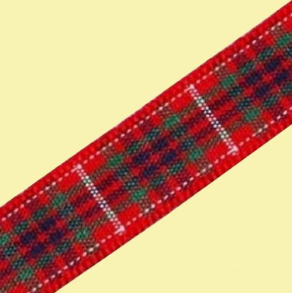 Fraser Modern Plaid Polyester Fabric Tartan Ribbon 10mm x 3 metres