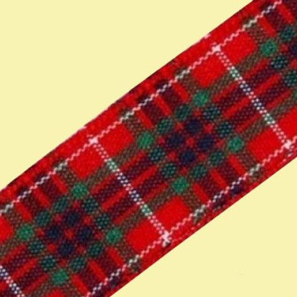 Fraser Modern Plaid Polyester Fabric Tartan Ribbon 16mm x 3 metres