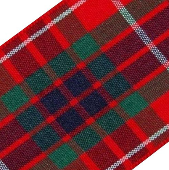 Fraser Modern Plaid Polyester Fabric Tartan Ribbon 40mm x 3 metres