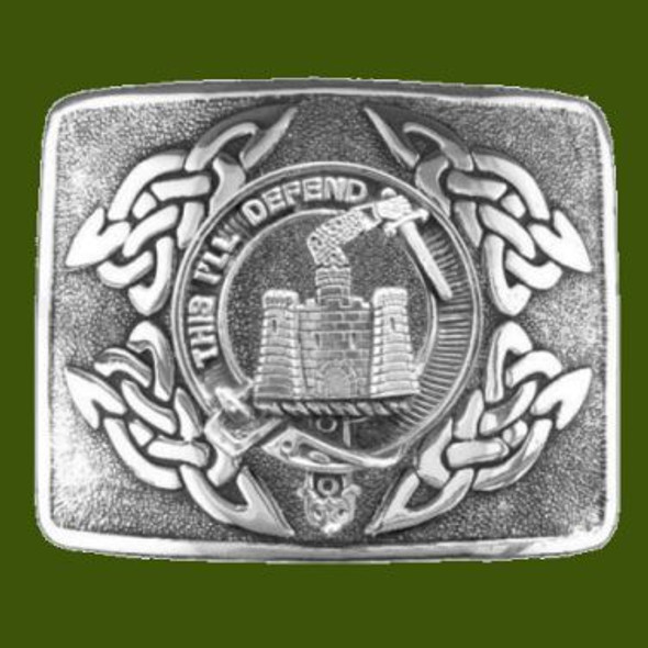 Kincaid Clan Badge Interlace Mens Stylish Pewter Kilt Belt Buckle