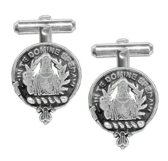 Lyon Clan Badge Sterling Silver Clan Crest Cufflinks