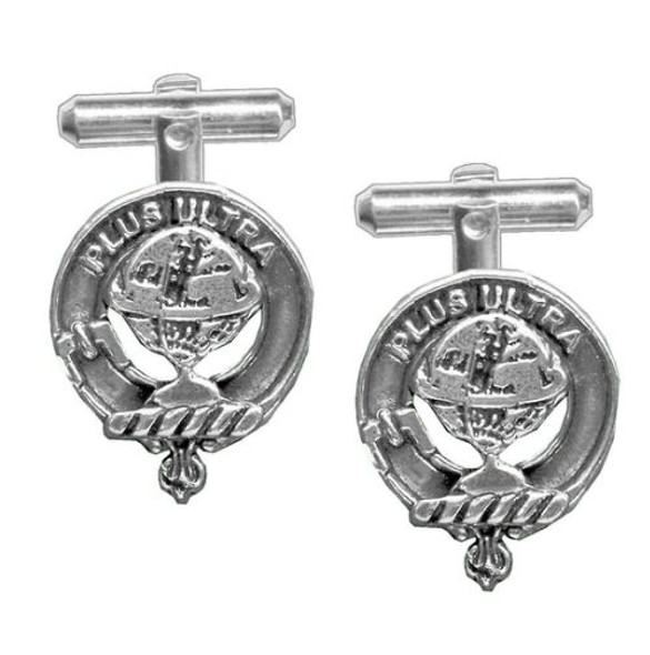 Nairn Clan Badge Sterling Silver Clan Crest Cufflinks