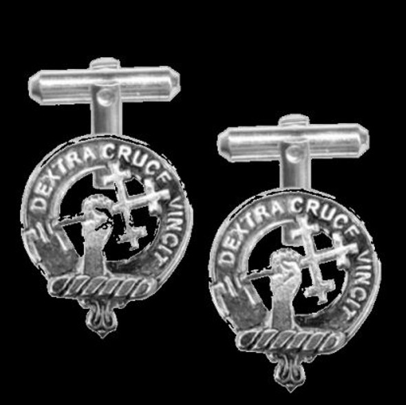 Sheppard Clan Badge Sterling Silver Clan Crest Cufflinks