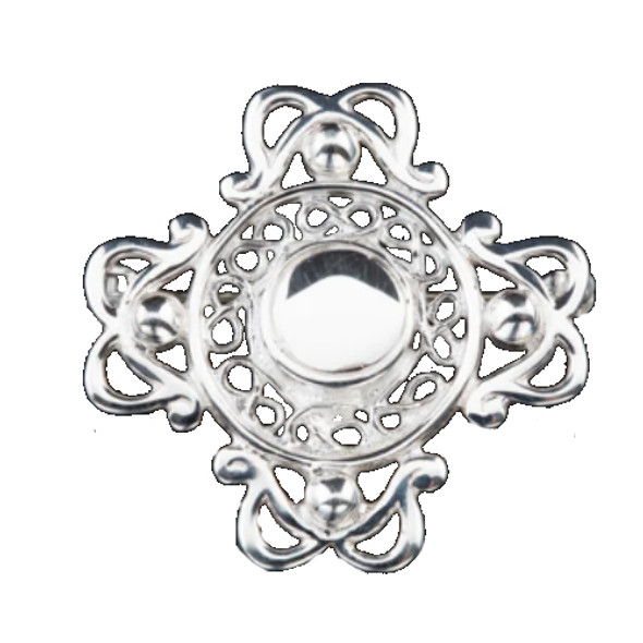 St Ninians Isle Treasure Medium Sterling Silver Brooch 