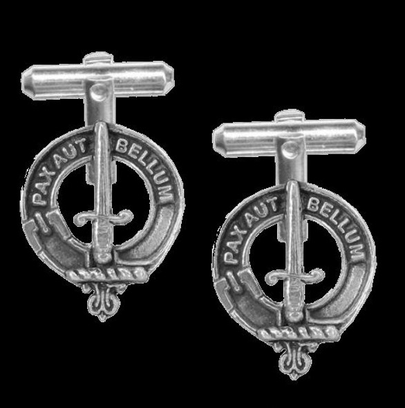 Blaine Clan Badge Sterling Silver Clan Crest Cufflinks