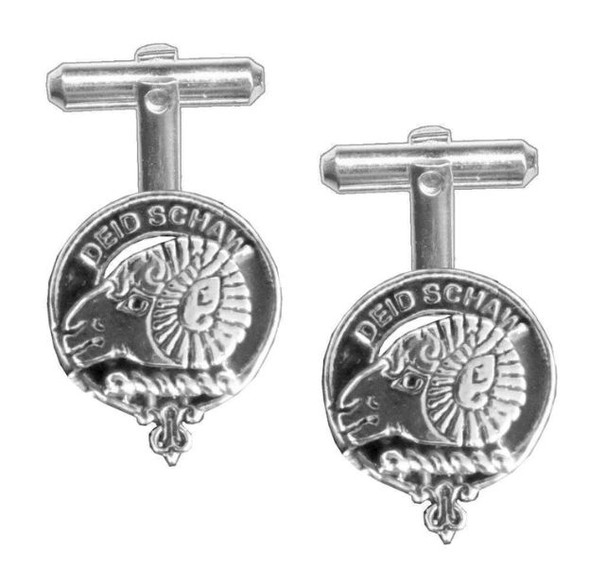 Ruthven Clan Badge Sterling Silver Clan Crest Cufflinks