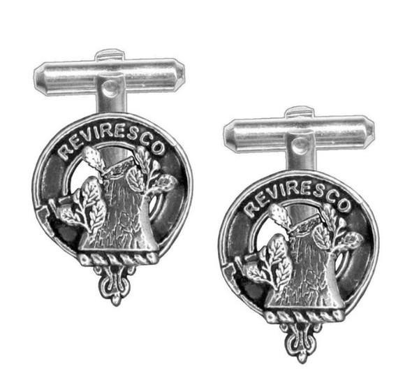 MacEwen Clan Badge Sterling Silver Clan Crest Cufflinks