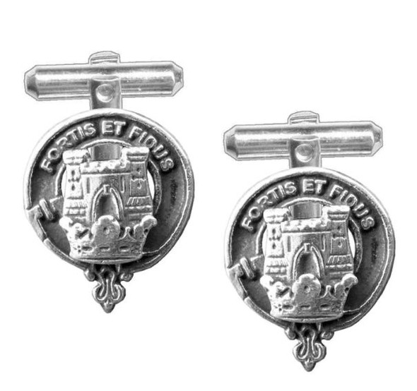 MacLachlan Clan Badge Sterling Silver Clan Crest Cufflinks