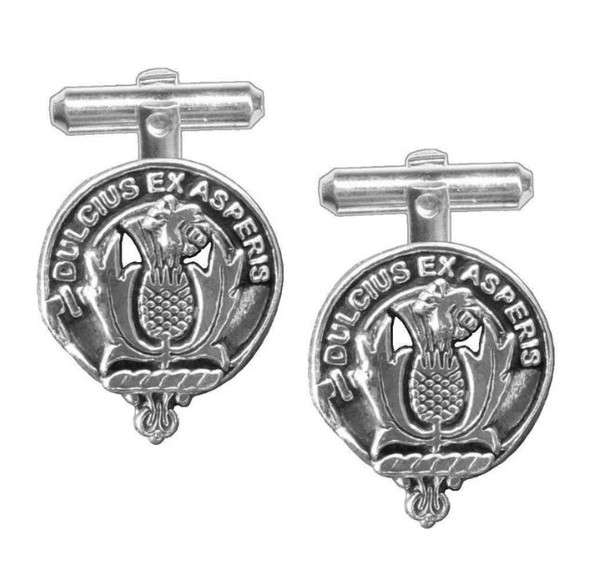 Ferguson Clan Badge Stylish Pewter Clan Crest Cufflinks