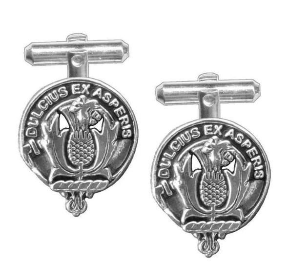 Ferguson Clan Badge Sterling Silver Clan Crest Cufflinks