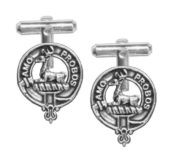 Blair Clan Badge Sterling Silver Clan Crest Cufflinks