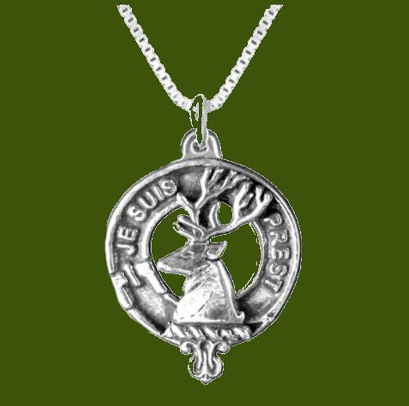 Fraser Of Lovat Clan Badge Stylish Pewter Clan Crest Small Pendant