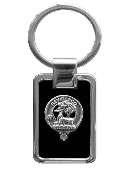 Maxwell Clan Badge Stainless Steel Pewter Clan Crest Keyring