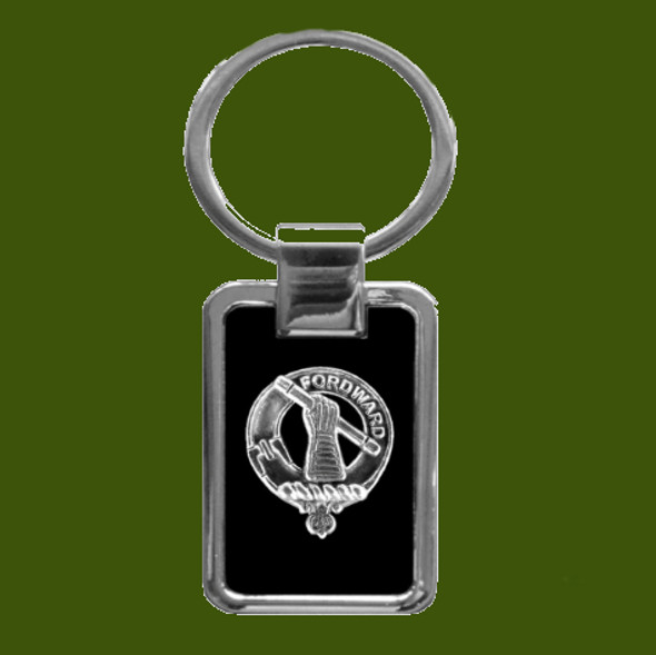 Balfour Clan Badge Stainless Steel Pewter Clan Crest Keyring