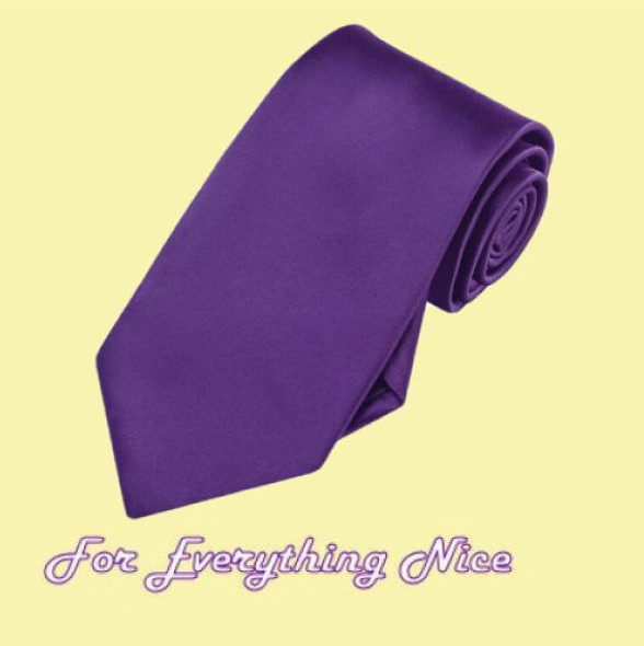 Dark Purple Formal Groomsmen Groom Wedding Straight Mens Neck Tie