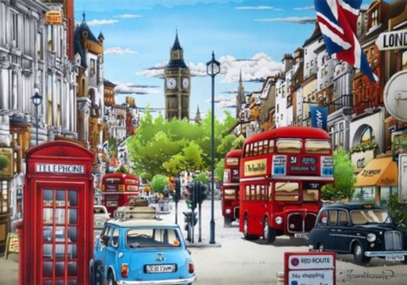 Whitehall London Location Themed Majestic Wooden Jigsaw Puzzle 1500 Pieces