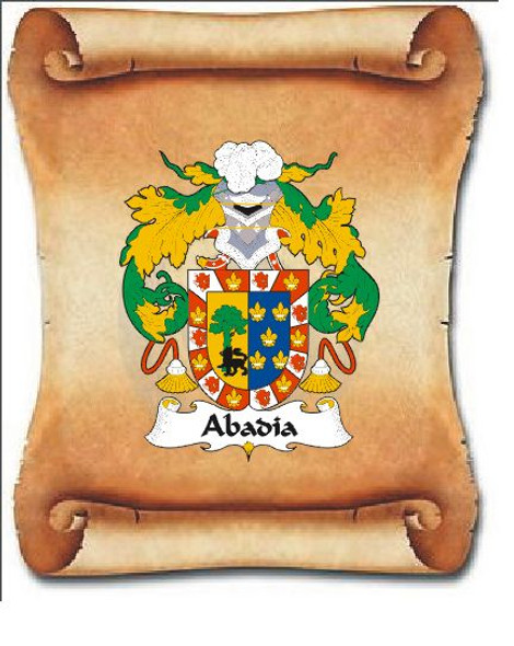 Abelho Spanish Coat of Arms Large Print Abelho Spanish Family Crest