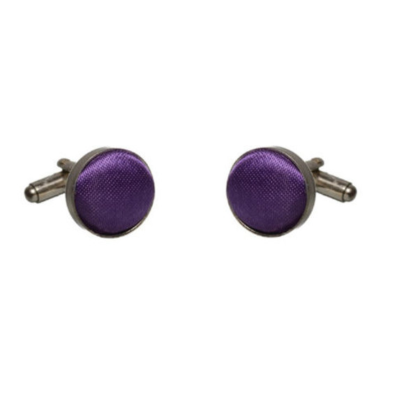 Violet Purple Formal Groomsmen Groom Wedding Mens Cufflinks Five Sets