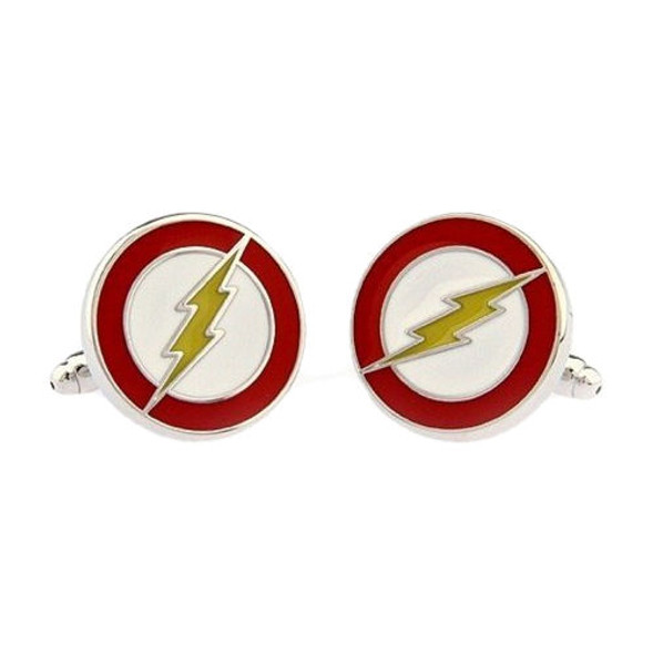 The Flash Formal Groomsmen Groom Wedding Mens Cufflinks Two Sets