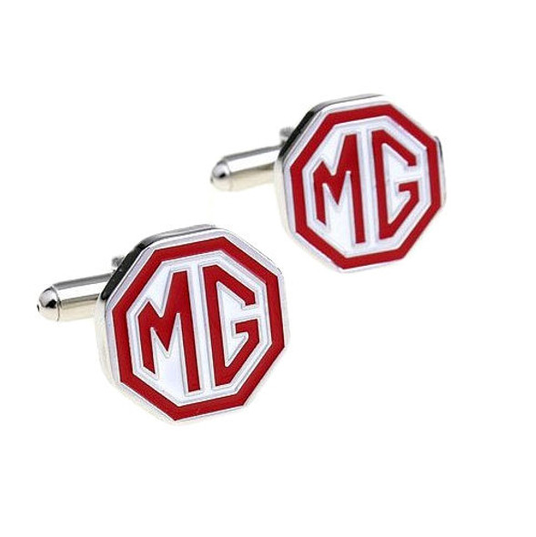 MG Logo Formal Groomsmen Groom Wedding Mens Cufflinks Two Sets