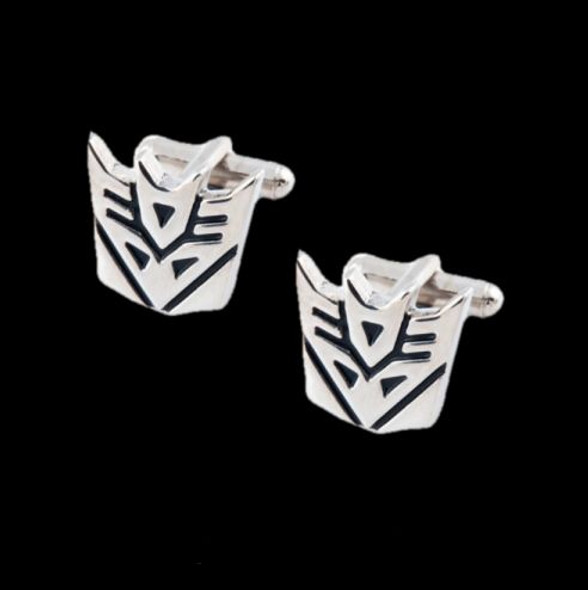 Decepticon Transformers Formal Groomsmen Wedding Mens Cufflinks Two Sets