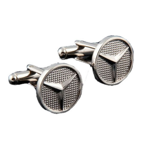 Mercedes Benz Logo Formal Groomsmen Groom Wedding Mens Cufflinks Two Sets