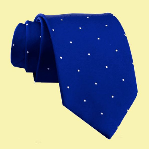 Navy Blue White Pin Dots Formal Wedding Straight Mens Neck Tie Navy Blue White Pin Dots Formal Wedding Straight Mens Neck Tie