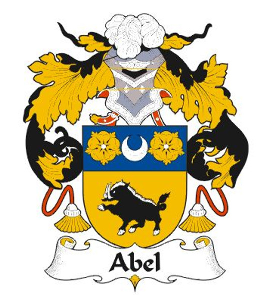 Abel Spanish Coat of Arms Large Print Abel Spanish Family Crest