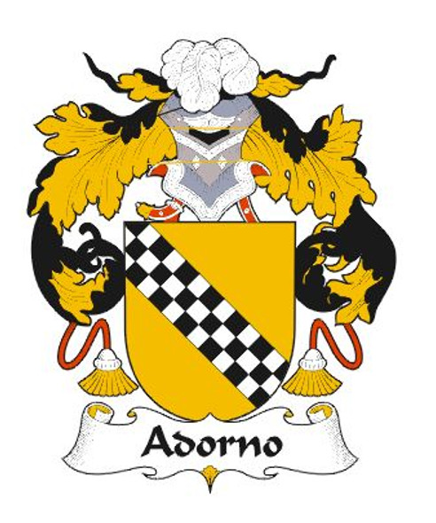 Adorno Spanish Coat of Arms Large Print Adorno Spanish Family Crest