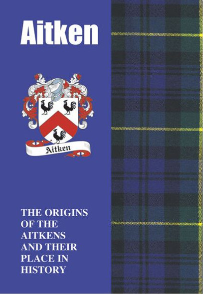 Aitken History Coat of Arms Tartan Origins Mini Book