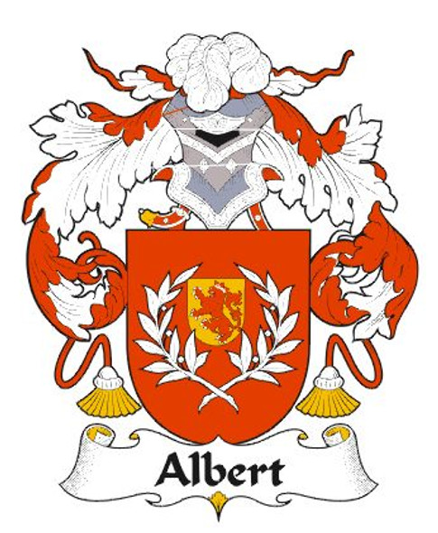 Albert Spanish Coat of Arms Large Print Albert Spanish Family Crest