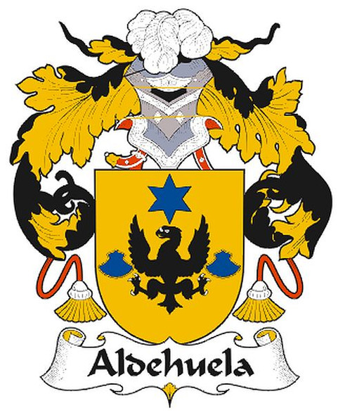 Aldehuela Spanish Coat of Arms Large Print Aldehuela Spanish Family Crest
