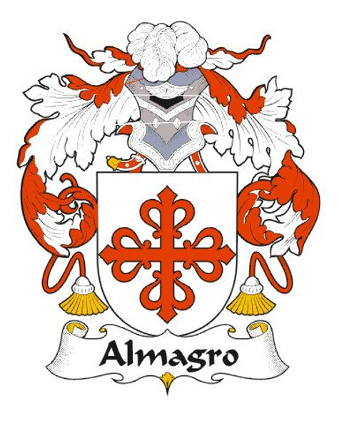 Almagro Spanish Coat of Arms Print Almagro Spanish Family Crest Print