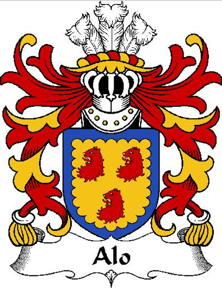 Alo Welsh Coat of Arms Print Alo Welsh Family Crest Print