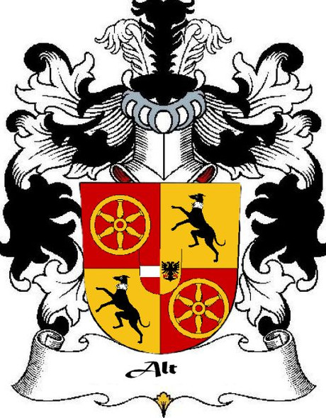 Alt Swiss Coat of Arms Large Print Alt Swiss Family Crest
