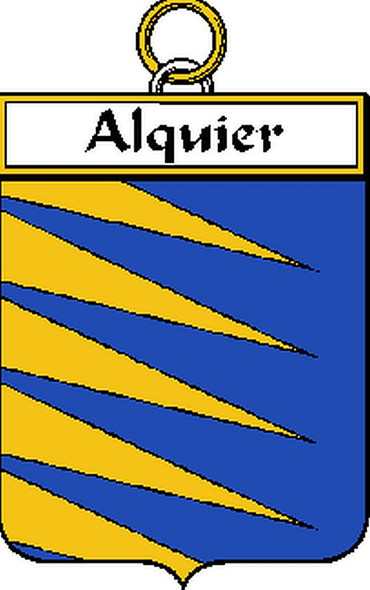 Alquier French Coat of Arms Large Print Alquier French Family Crest